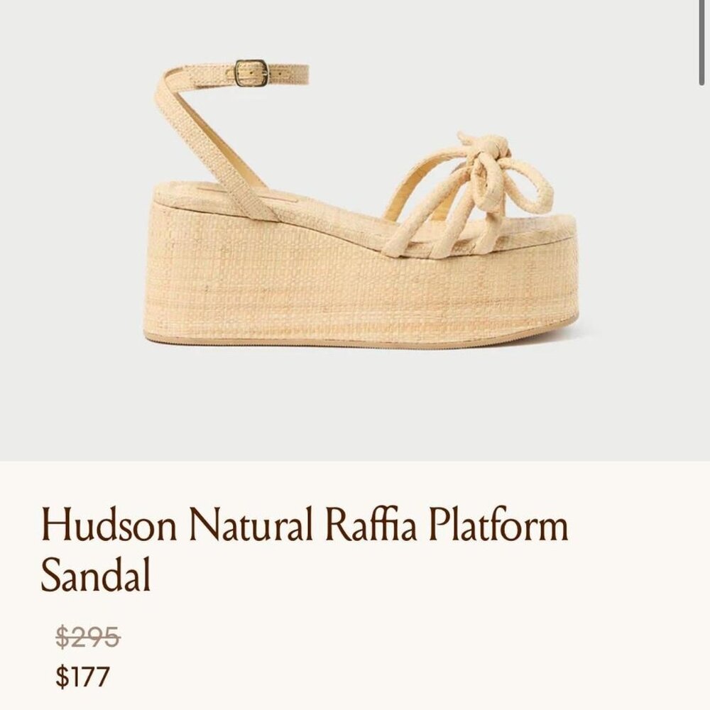 Loeffler Randall Hudson raffia Sandals
